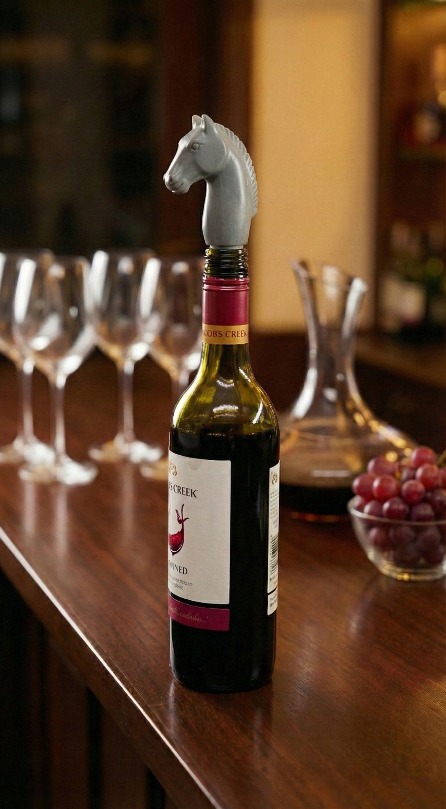 Knight’s Gambit Palewa Wine Bottle Stopper