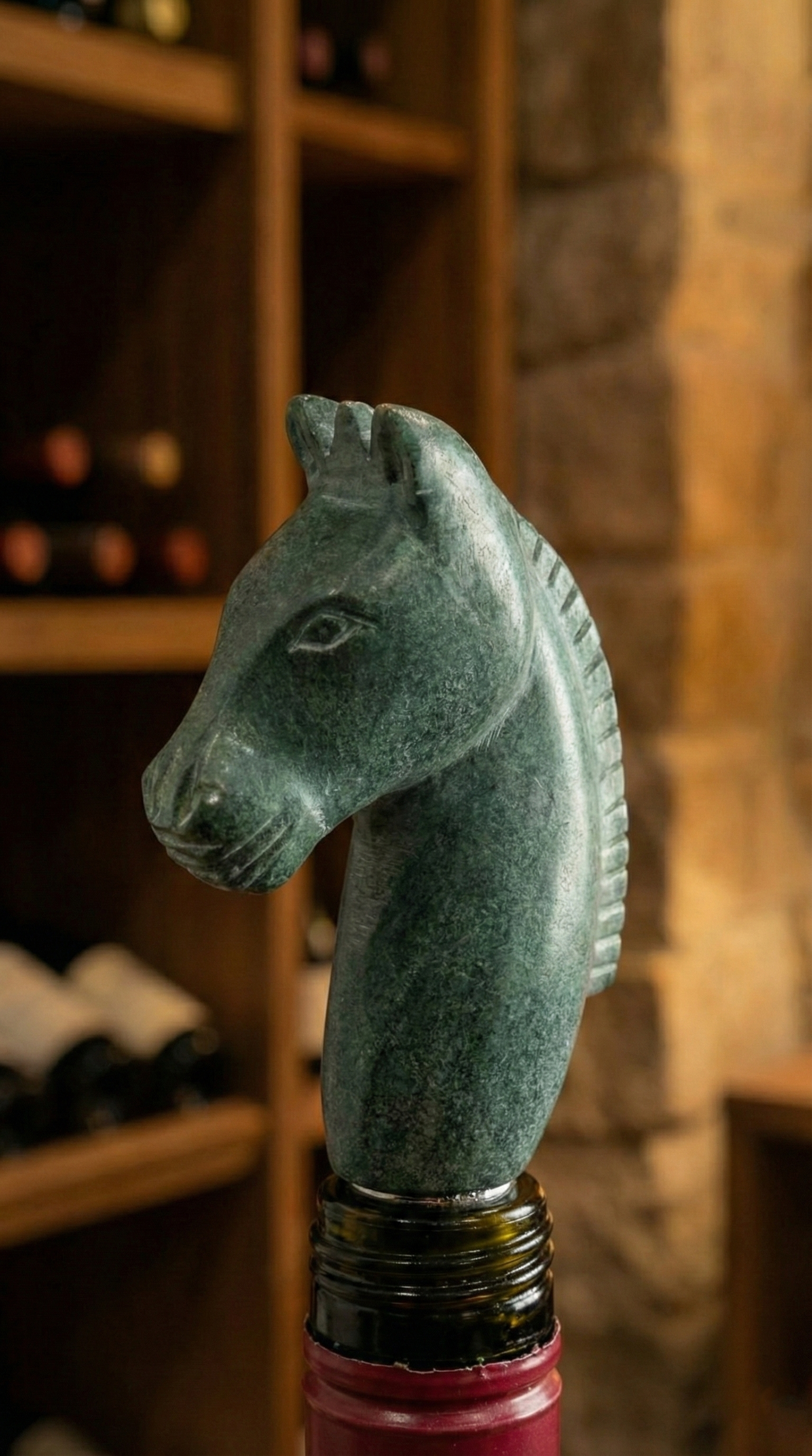 Knight’s Gambit Palewa Wine Bottle Stopper