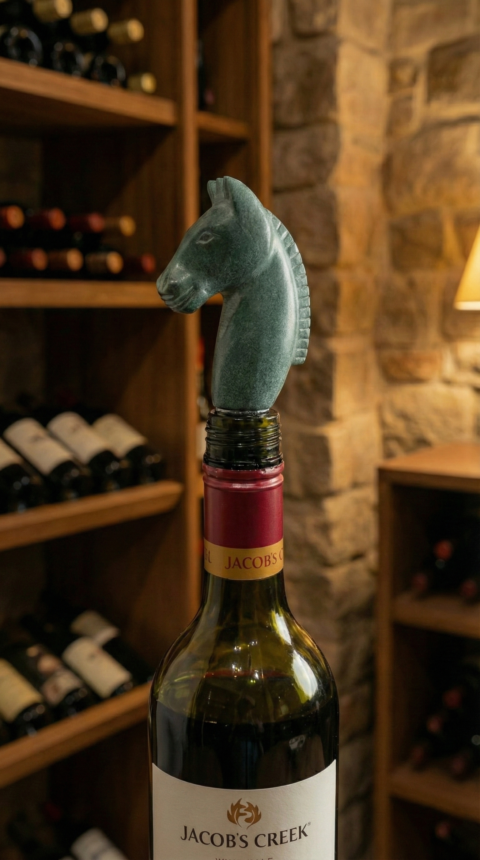 Knight’s Gambit Palewa Wine Bottle Stopper
