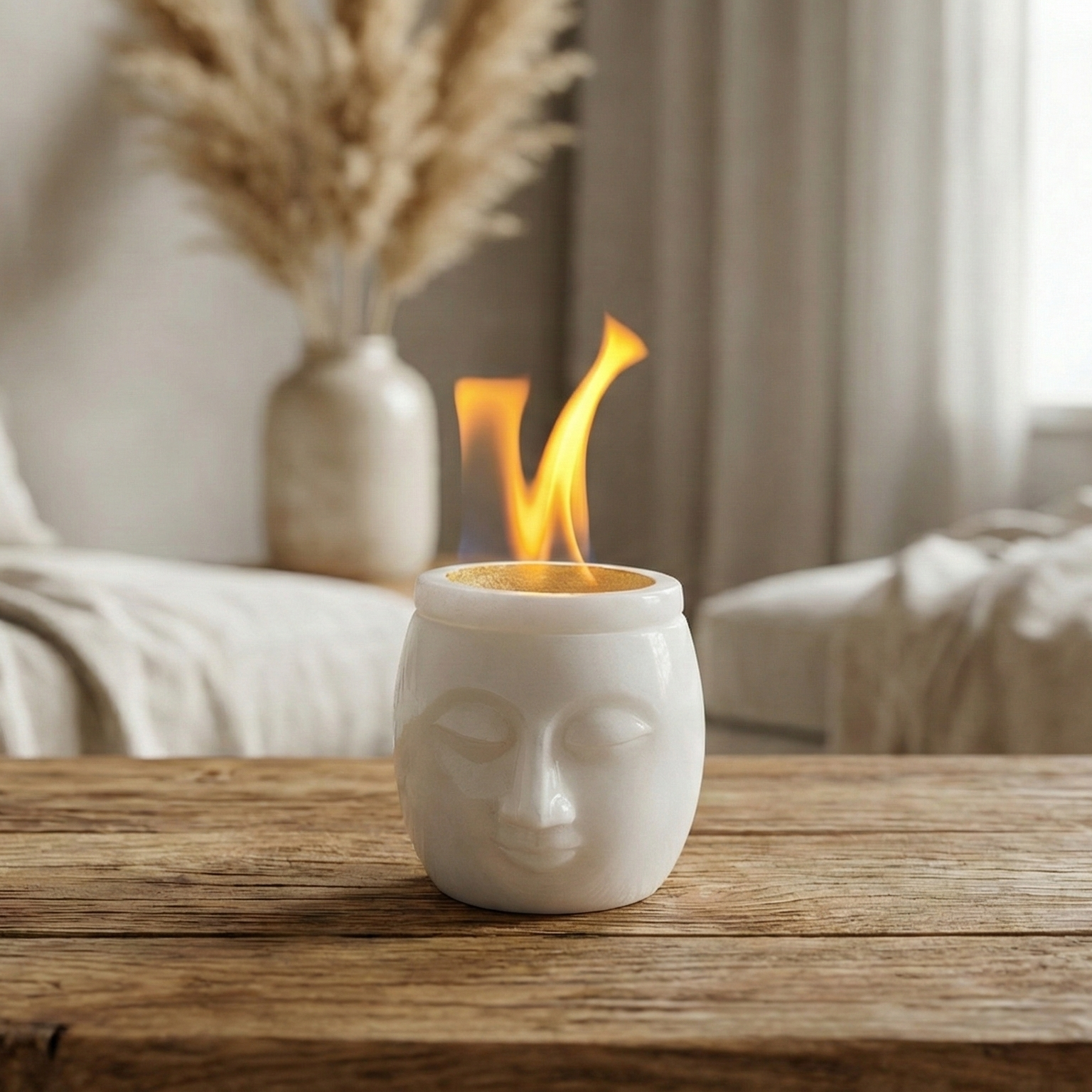 Vesper Soul Head Tabletop Fire Pit